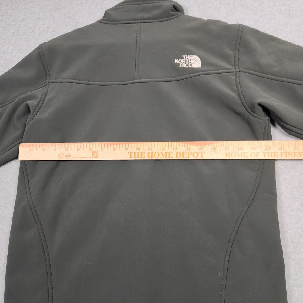 The North Face Softshell Jacket Mens Small Green Apex Risor Summit Series Lined